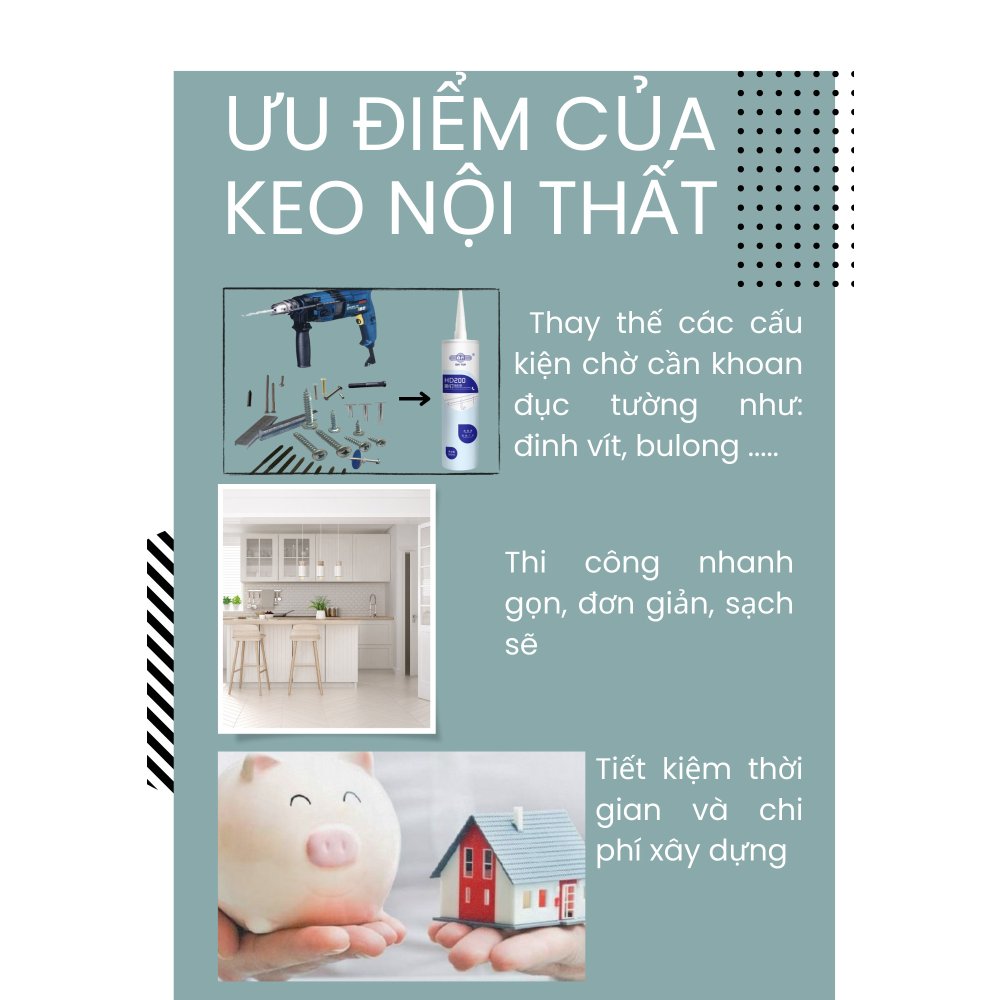 Keo Baiyun Miễn Đinh Nội Ngoại Thất HD200