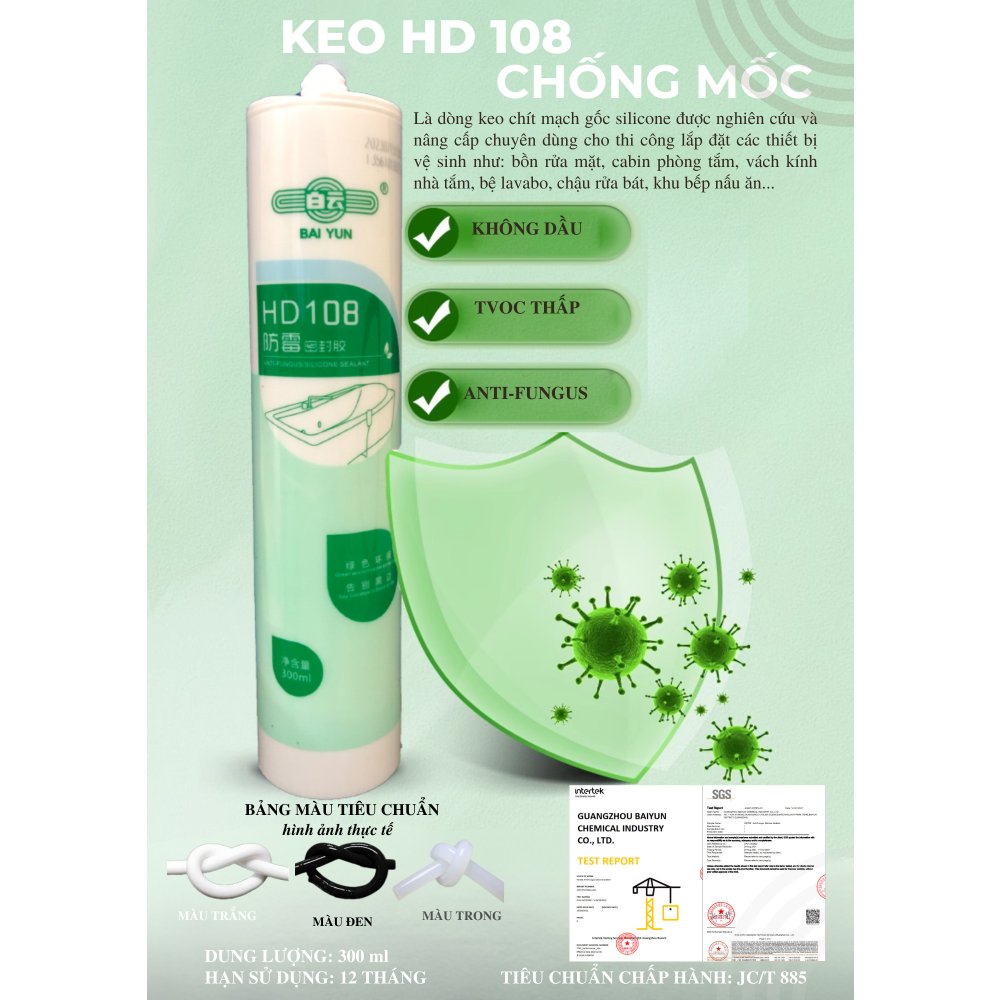 Keo chống mốc HD 108